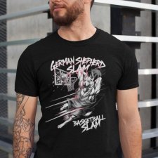 KOSZULKA T-SHIRT GERMAN SHEPHERD SLAM – BASKETBALL SLAM CZARNA, BIAŁA w rozmiarach S, M, L, XL, XXL