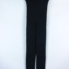 Damskie ocieplane polarkiem legginsy XS / S