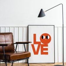 Plakat " L.O.V.E " 50x70cm