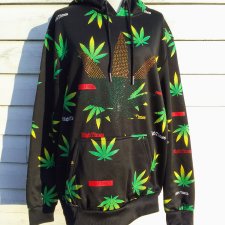 BLUZA Z KAPTUREM HOODIE GANJA