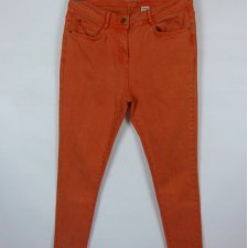 Next soft touch skinny jeans spodnie dżins orange 12R / 40