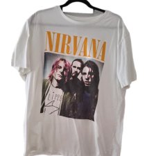 Nirvana koszulka w stylu Vintage