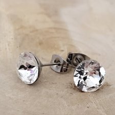 KOLCZYKI SZTYFTY SWAROVSKI CRISTAL (8mm)