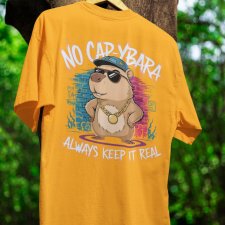 KOSZULKA Damska T-SHIRT No Cap Style Trendy - Capybara Streetwear  S, M, L, XL, XXL