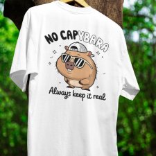 KOSZULKA Męska T-SHIRT Funny Gangsta CapybaraTrendy  S, M, L, XL, XXL