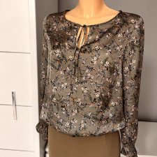 Bluzka Top Secret elegancka r. 36 kwiatowy print