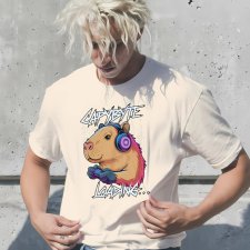 KOSZULKA Męska T-SHIRT Capybara Gaming S, M, L, XL, XXL