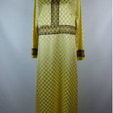 sukienka maxi abaya kratka / L