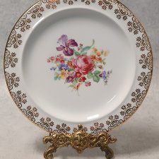 GLORIA FINE PORCELAIN Fruher Karlsbad Patera Talerz ozdobny