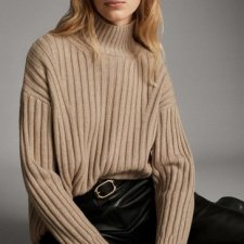 MASSIMO DUTTI / WEŁNA + KASZMIR