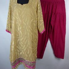 tradycyjny strój hinduski salwar kameez Indie / XL