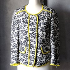 Żakiet Karen Millen floral boucle żakard S M