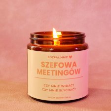 Świeczka sojowa SZEFOWA MEETINGÓW