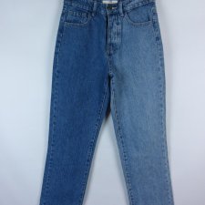 Stradivarius spodnie jeans dwukolorowe / 34 mex. 24