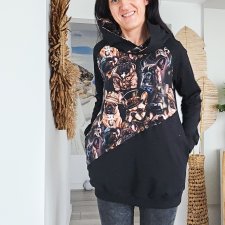 Bluza w buldogi francuskie