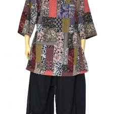 LETNIA TUNIKA PATCHWORK L XL XXL