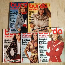 BURDA 1980 5 SZTUK