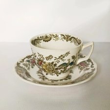 Filiżanka z podstawką angielska porcelana