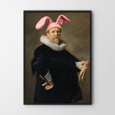 Plakat Funny Bunny - format 30x40 cm