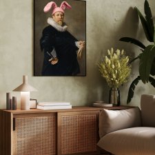 Plakat Funny Bunny - format 40x50 cm