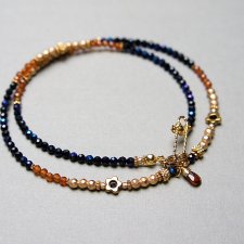 Spinel i granaty /choker/ 11.03.25 naszyjnik - Szlachetna kolekcja