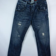 River Island straight jeans vintage spodnie dżins W34 L32