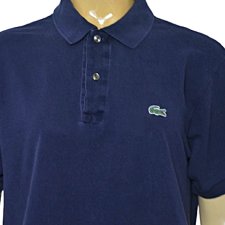 LACOSTE GRANATOWA KOSZULKA POLO BAWEŁNA L