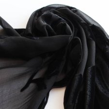 Exclusive velvet scarf silk