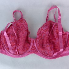 Ann Summers miękki biustonosz koronka pink 44G / 100i