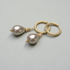 Pearls /beige/ perły vol. 6 /15.04.25/ - kolczyki